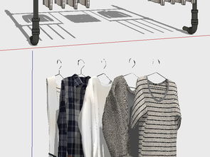 精品服裝店商業空間室內設計 SU模型與高清資源全解析